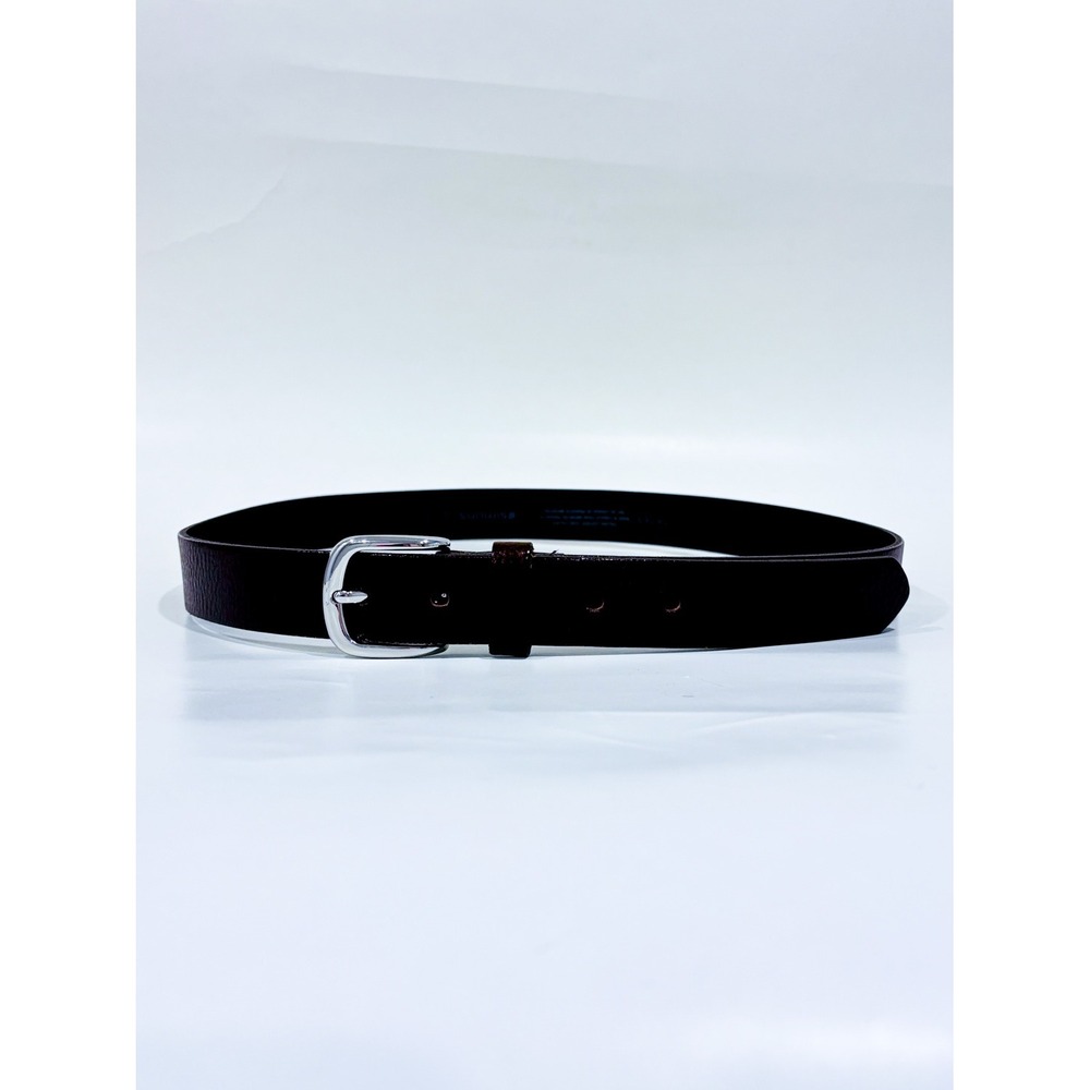 SIMONS Brown leather belt | Classic minimalist everyday | Large